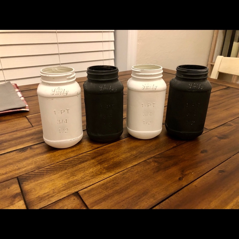 Painted Ole Smokey Moonshine Mason Jars - Picture 8 of 8